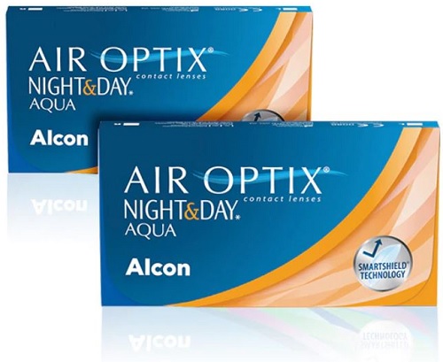 Air optix Night & Day Aqua with SmartShield Technology